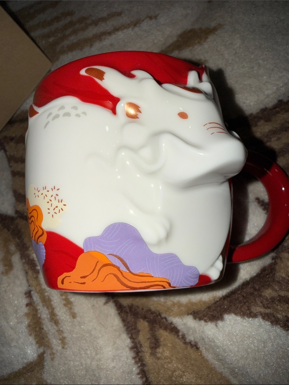 Starbucks New Year 2024 Year of the Dragon collection 3D ceramic mug - Picture 10 of 11